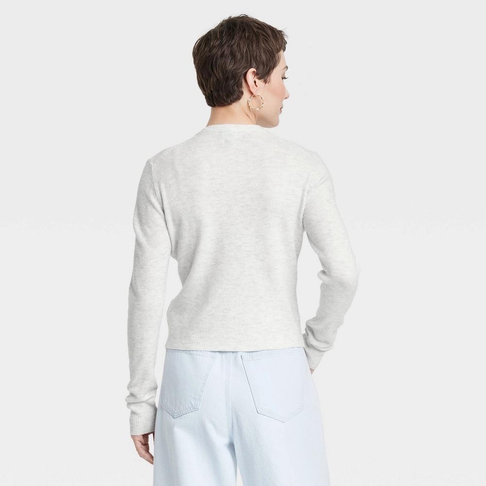 Womens Button-Front Cardigan - Universal Thread XL: Recycled Polyester, Midweight, Crew Neck, Long Sleeve Product Image