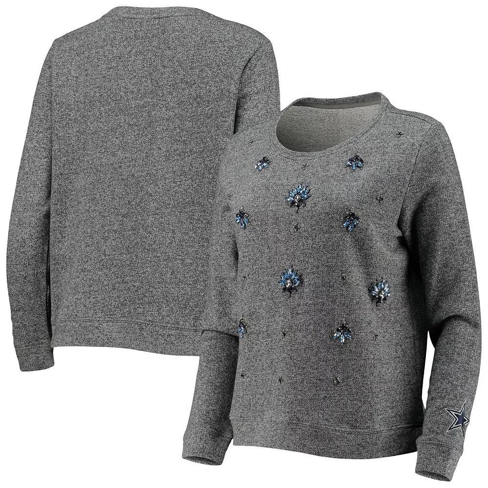 Women's Gray Dallas Cowboys Amal Pullover Sweater, Size: XS, Grey Product Image