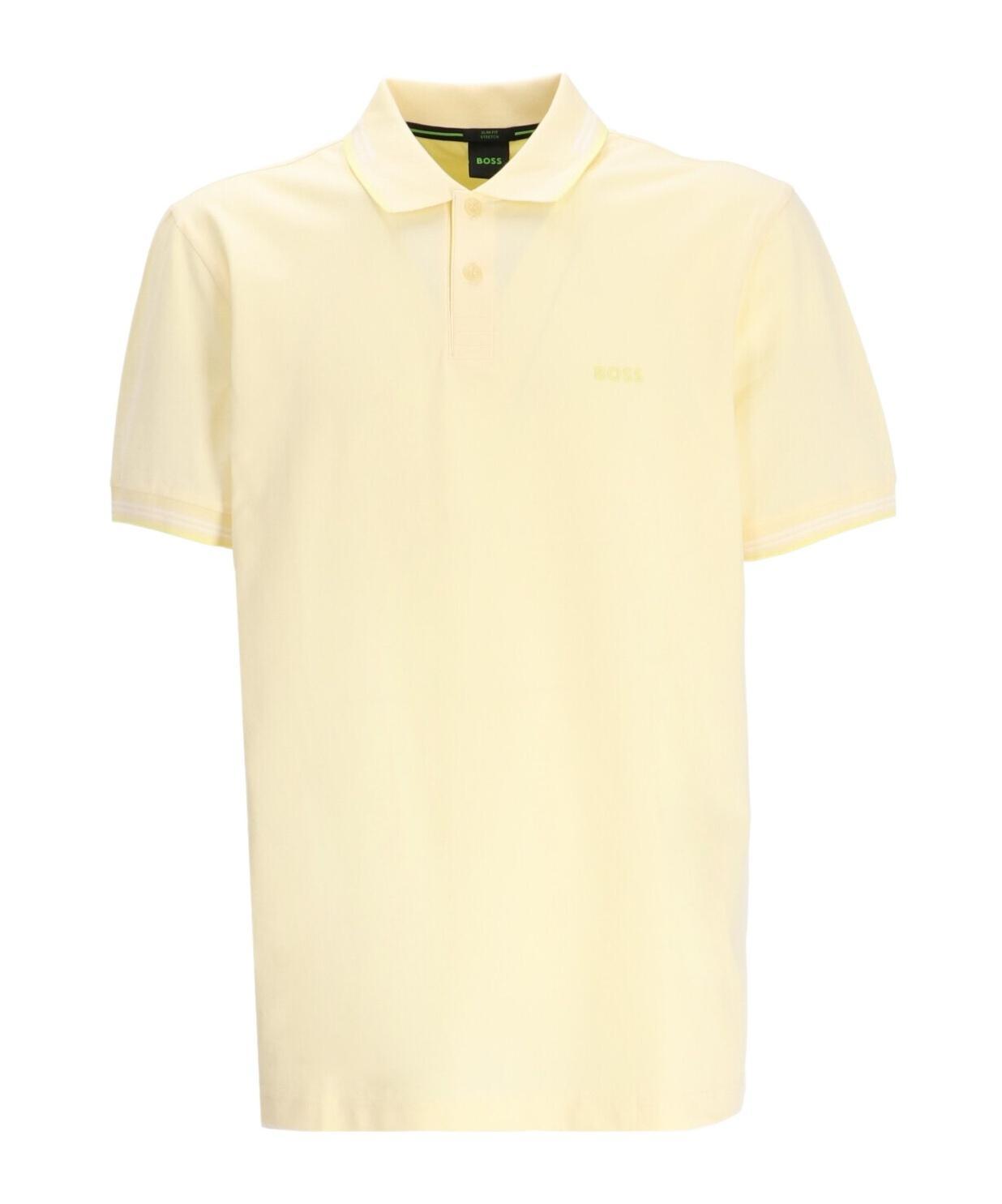 HUGO BOSS Logo-print Polo Shirt In Nude Product Image