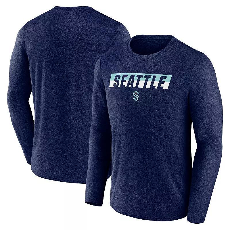 Men's Fanatics Heather Red Florida Panthers Transition Long Sleeve T-Shirt, Size: 5XL, Pnt Red Product Image