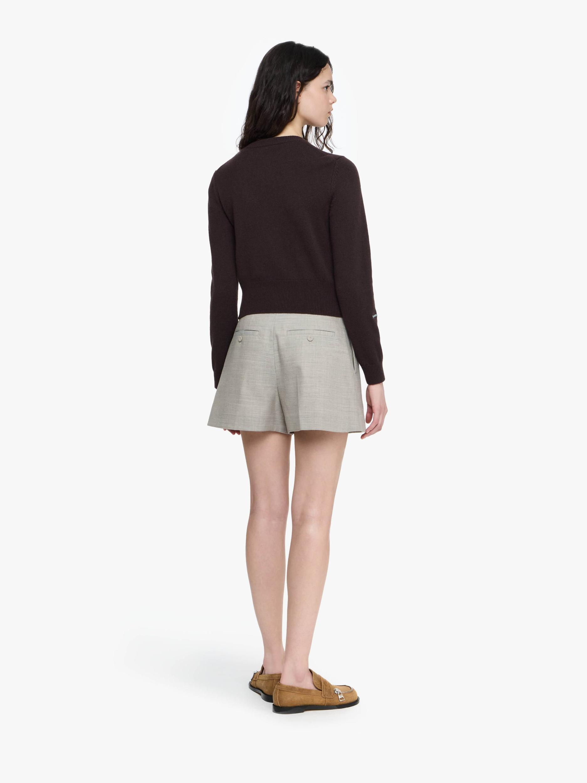 CONTRAST EMBROIDERY CARDIGAN Product Image