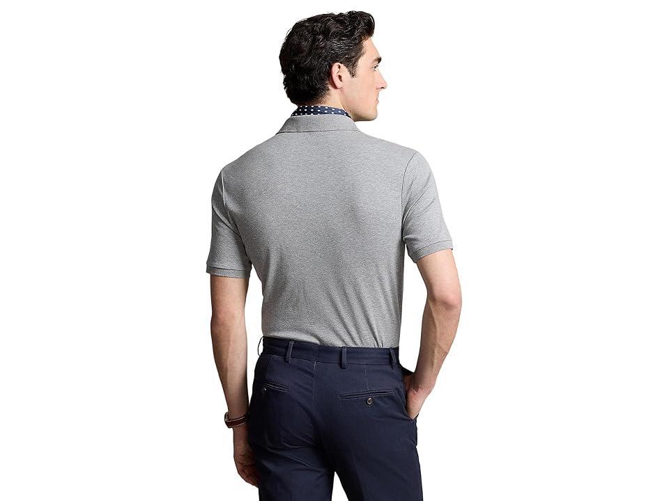 POLO RALPH LAUREN Men's Classic-fit Soft Cotton Polo Shirt In Steel Heather,c9911 Product Image