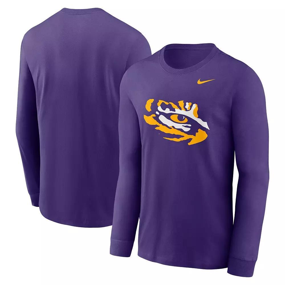 Men's Nike Purple LSU Tigers Alternate Logo Long Sleeve T-Shirt, Size: Large Product Image