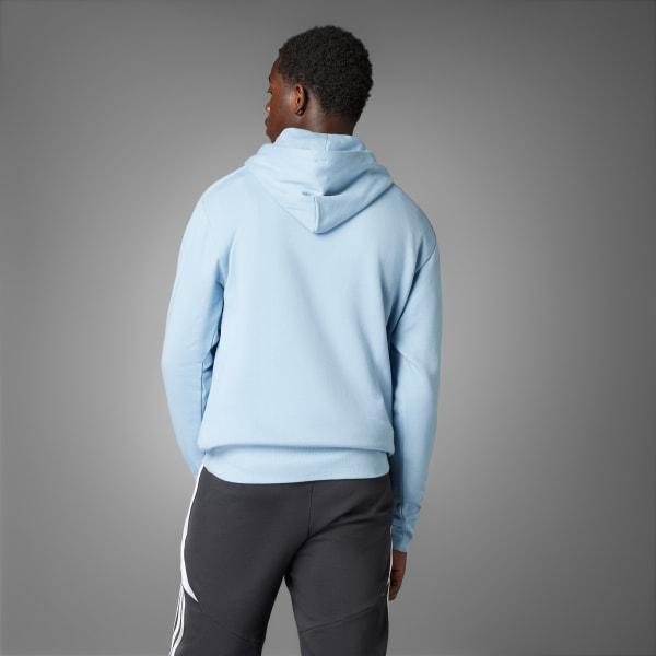 adidas Argentina Anniversary DNA Hoodie Ambient Sky 2XL Mens Product Image