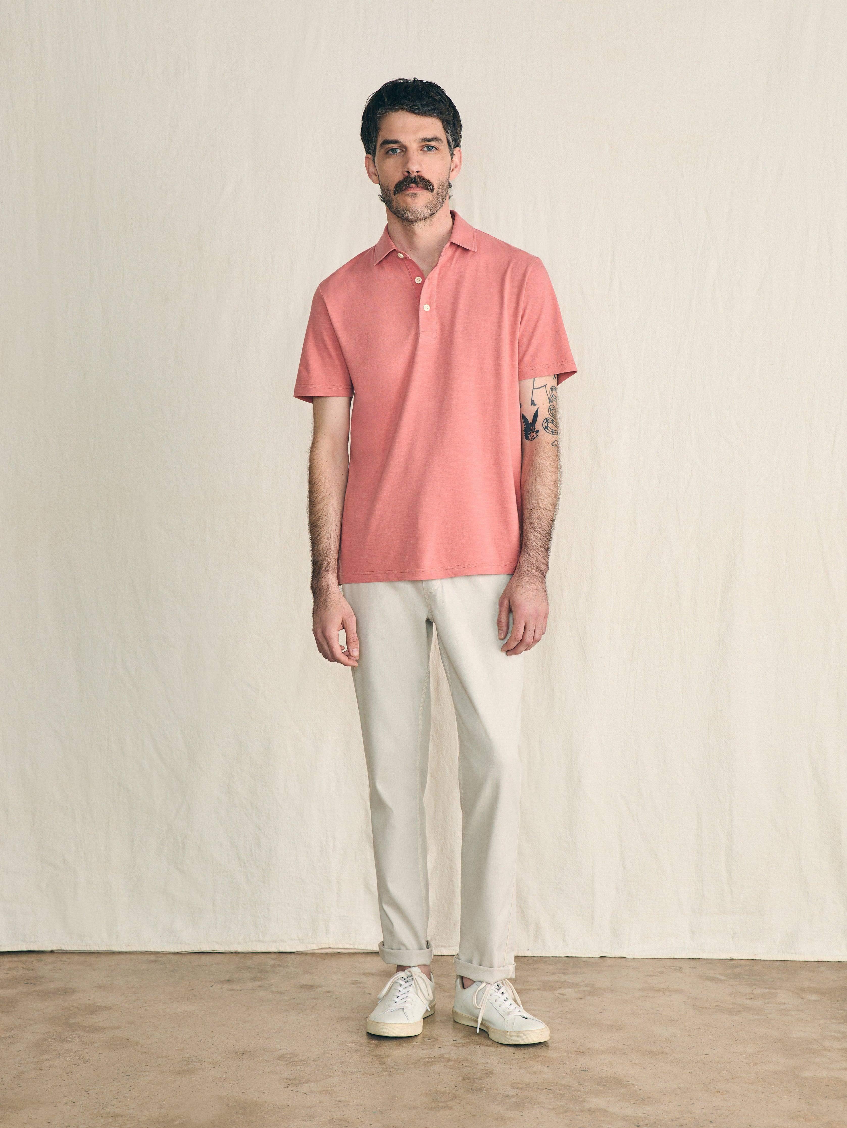 Sunwashed T-Shirt Polo - Faded Flag Male Product Image