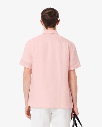 Short Sleeved Linen Shirt Product Image