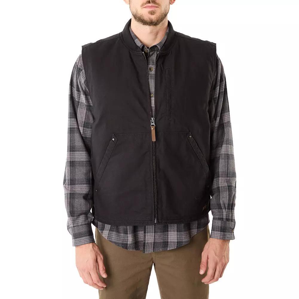 Mens Smiths Workwear Sherpa-Lined Duck Canvas Work Vest Product Image