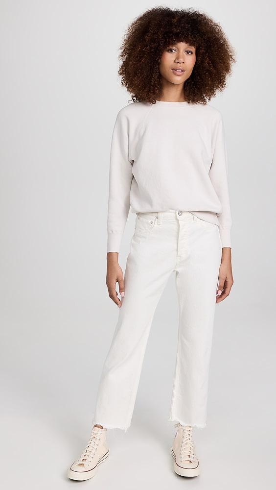 MADEWORN ROCK Shrunken Fleece Sweatshirt | Shopbop Product Image