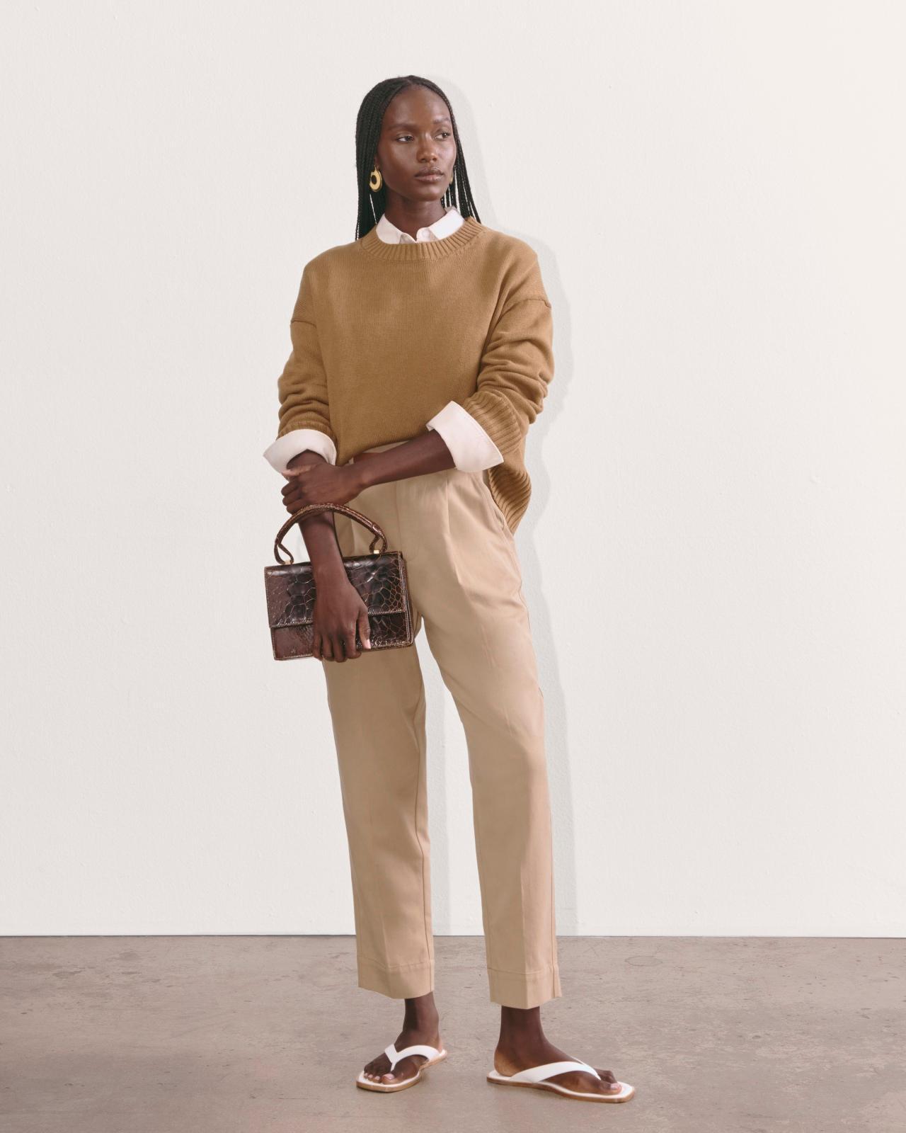 The Boxy Sweater in Everyday Cotton Product Image