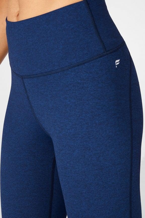 High-Waisted Heatherknit 7/8 Product Image