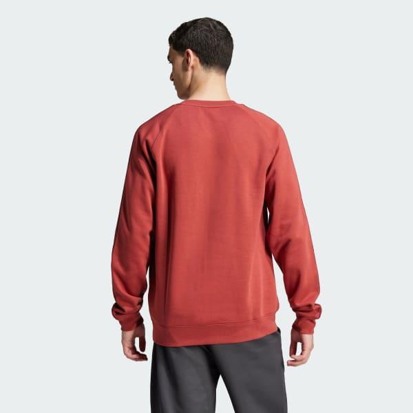 adidas Adicolor Classics 3-Stripes Crew Preloved Ruby XL Mens Product Image