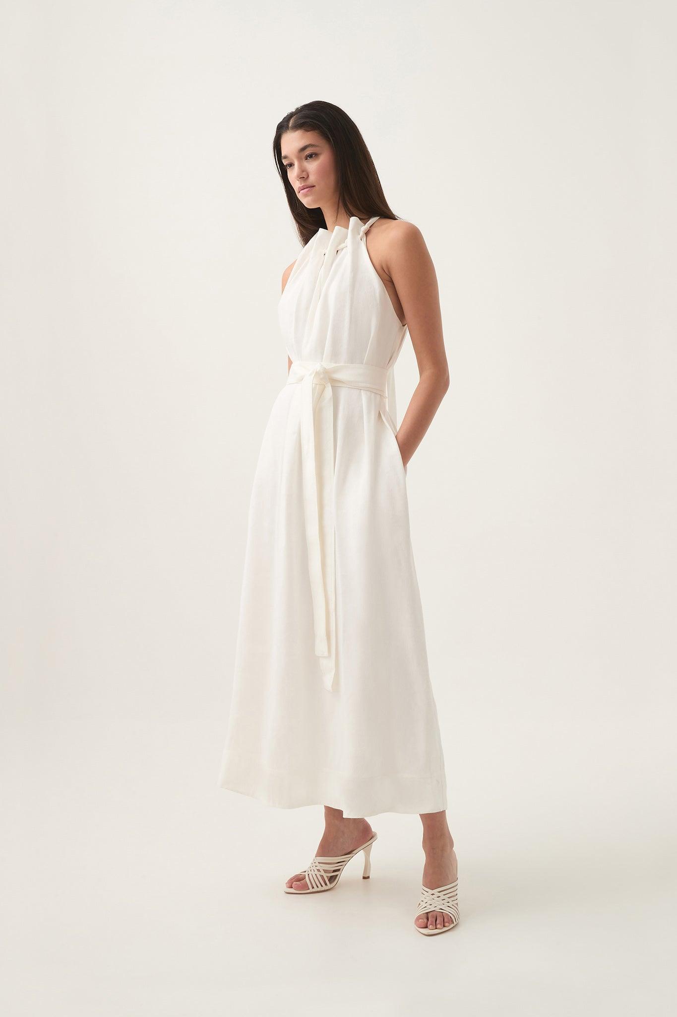 Mariel Trapeze Midi Dress Product Image