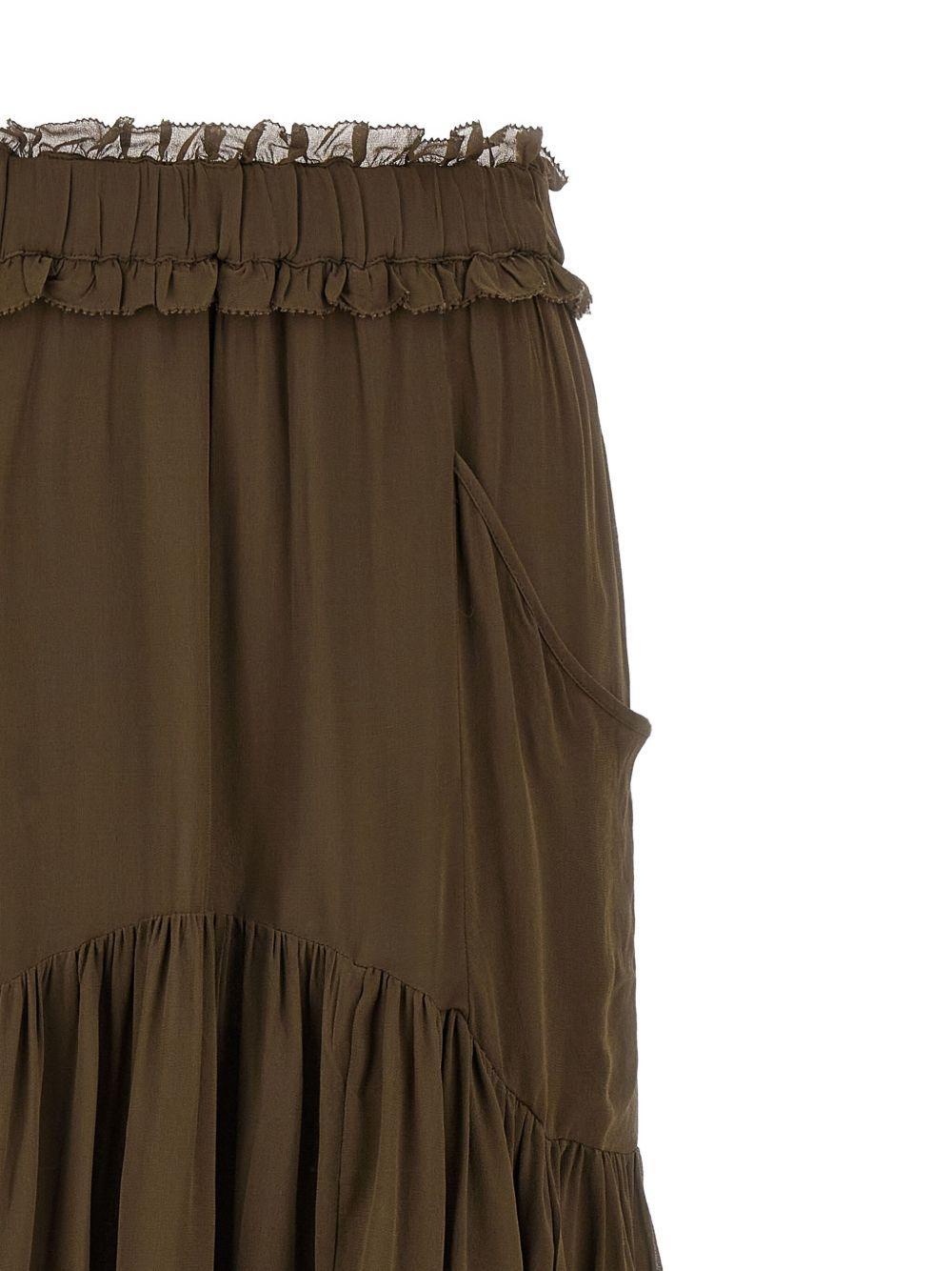 Besma ruffled maxi skirt Product Image