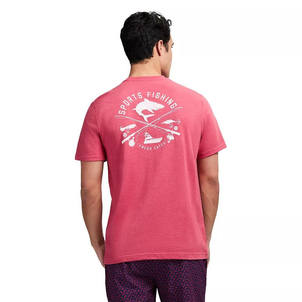 Men's IZOD Saltwater Soft Wash Short Sleeve Graphic Tee, Size: Large, Sports Fishing Product Image