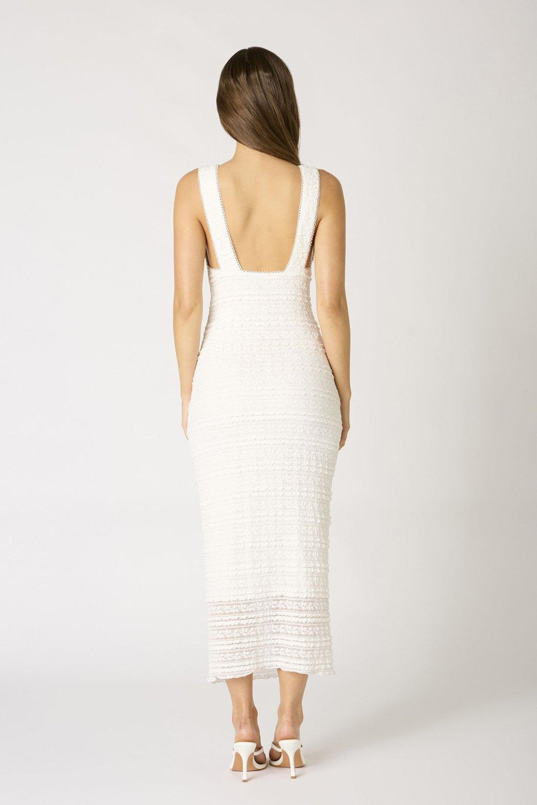 Katherine Textured Midi Dress Product Image