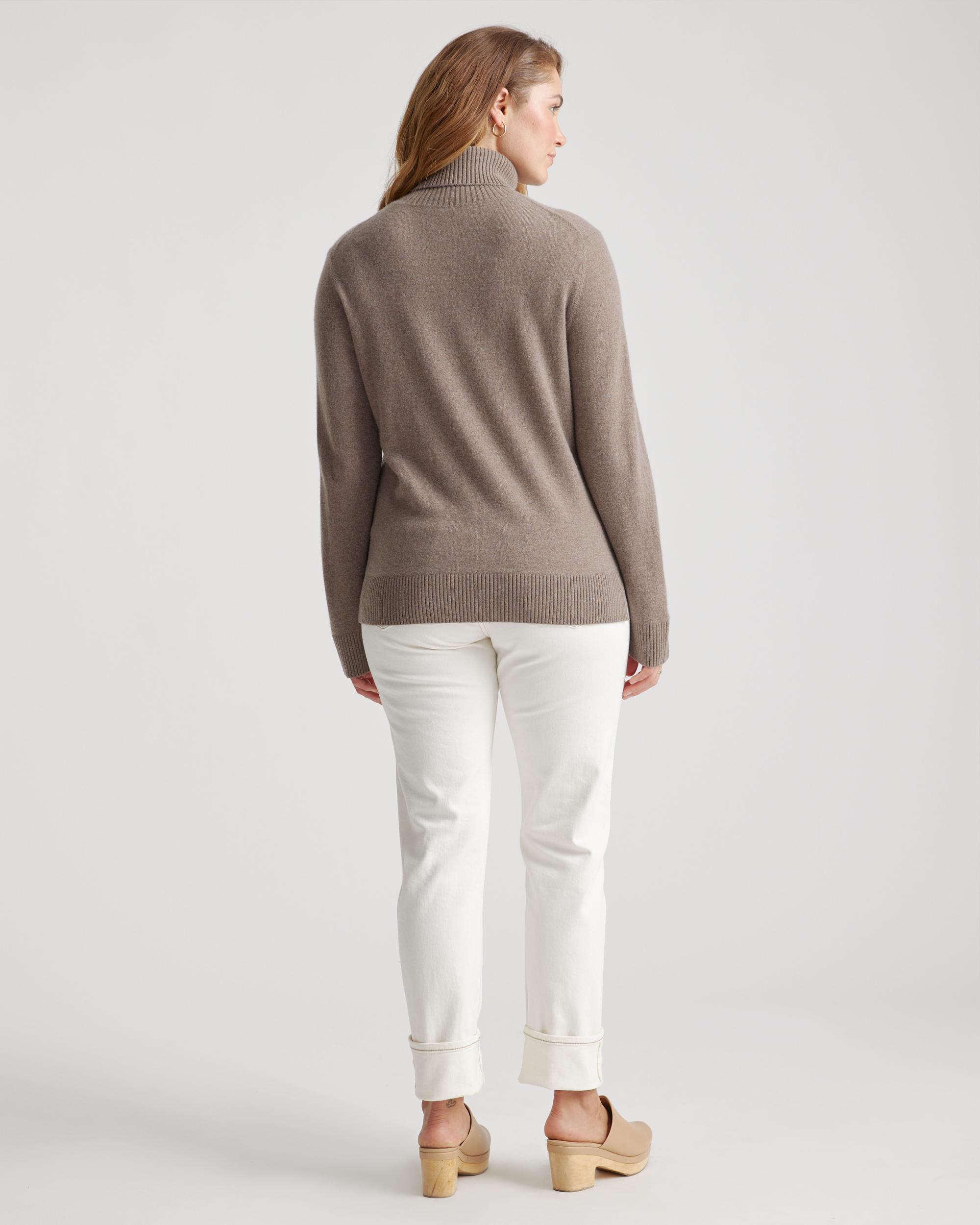 Quince | Women's Super Luxe Baby Cashmere Turtleneck Sweater Size XL Product Image