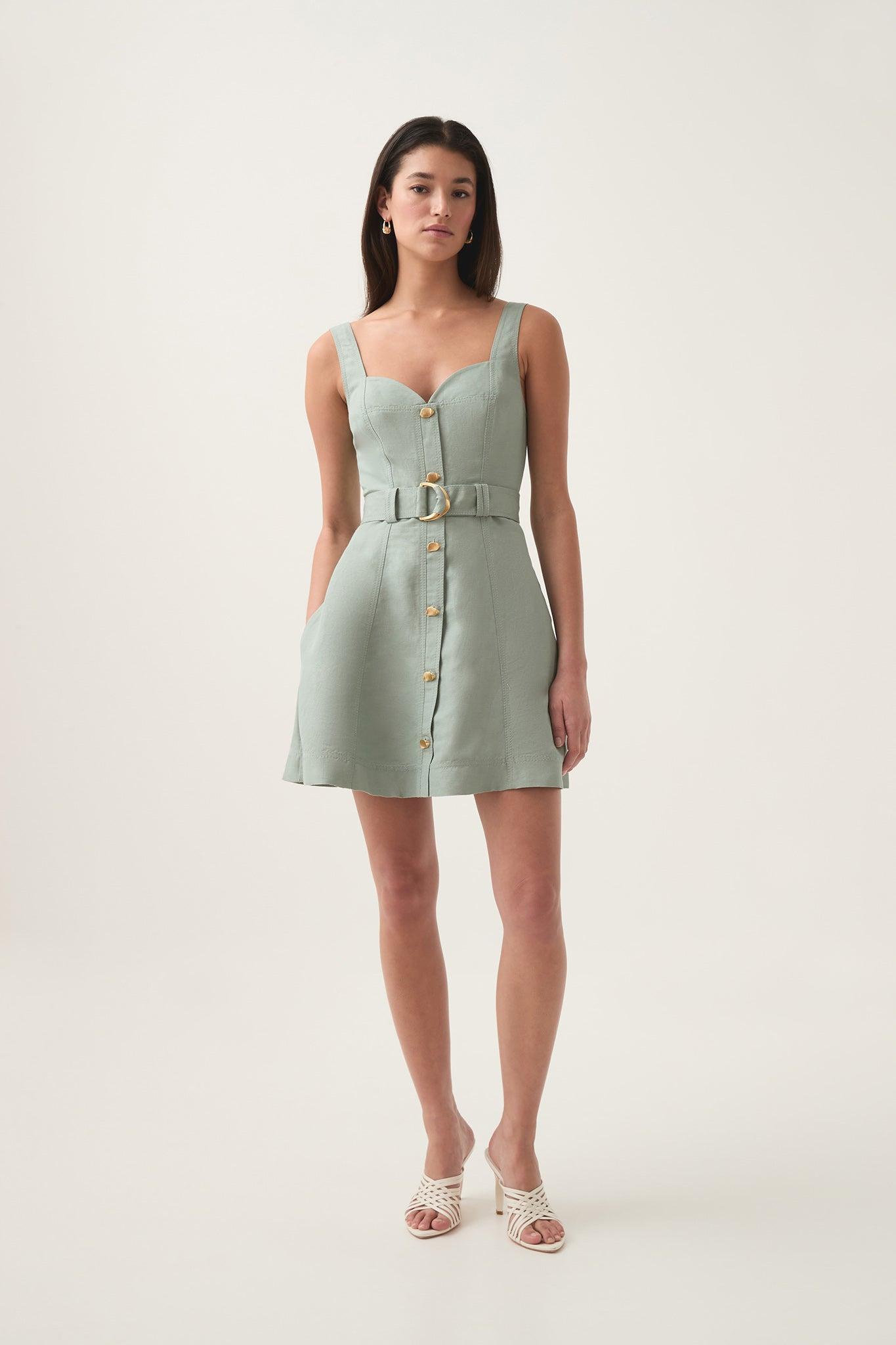 Clay Belted Mini Dress Product Image