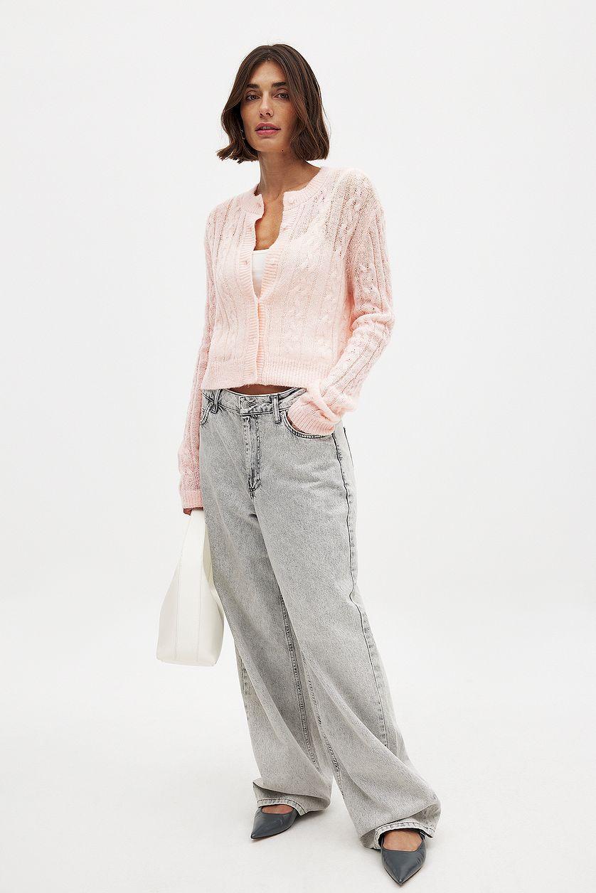 Knitted Cable Cardigan Product Image
