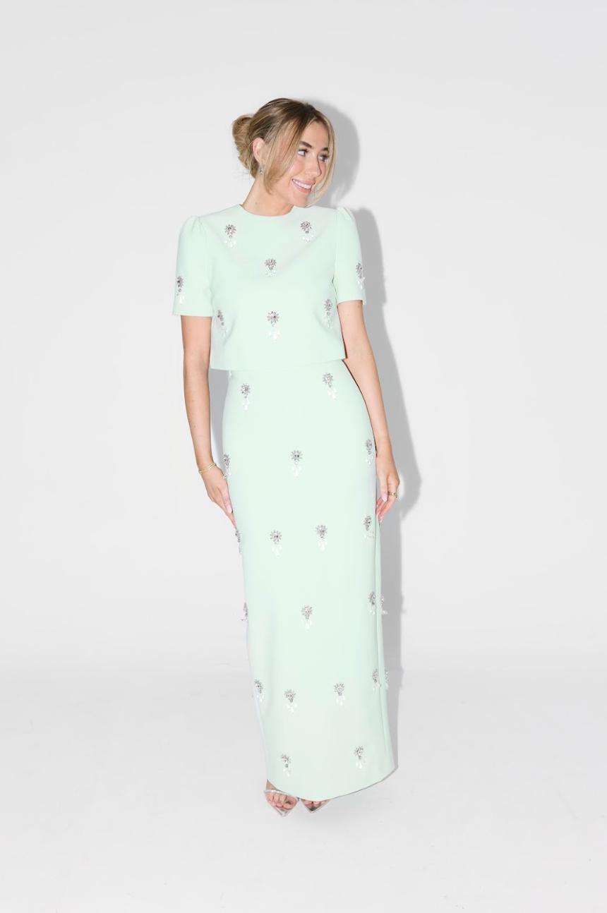 The Ultimate Muse Crystal Maxi Skirt Product Image