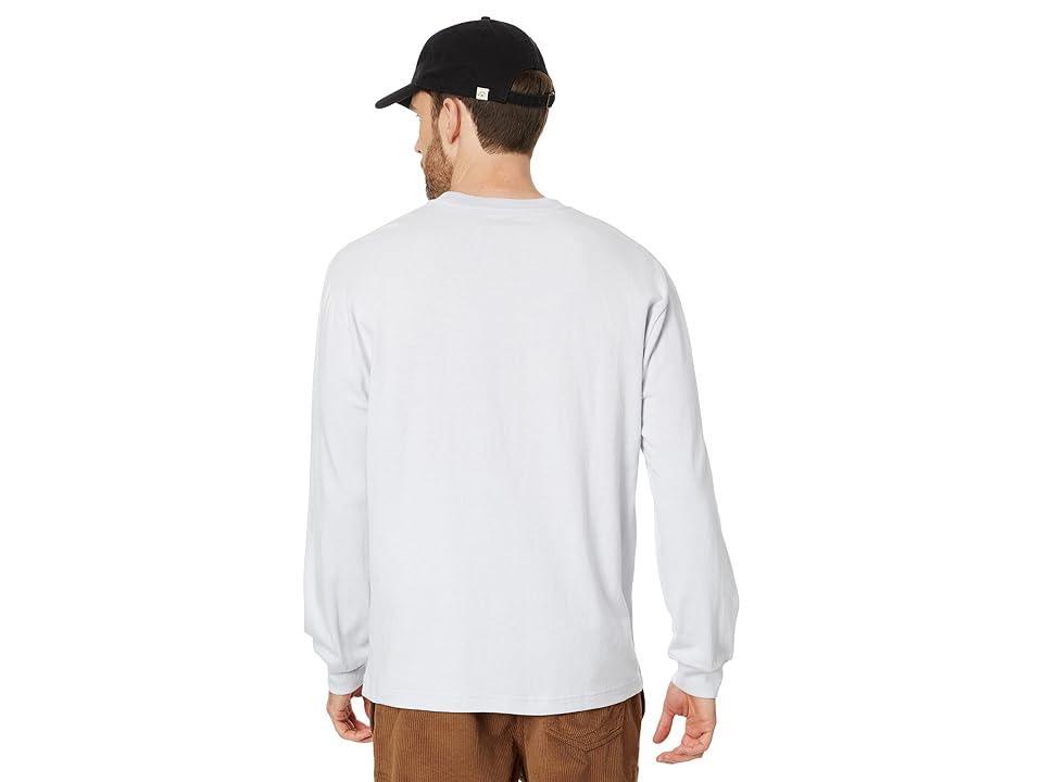 Madewell Relaxed Long-Sleeve Tee (Pumice) Men's T Shirt Product Image