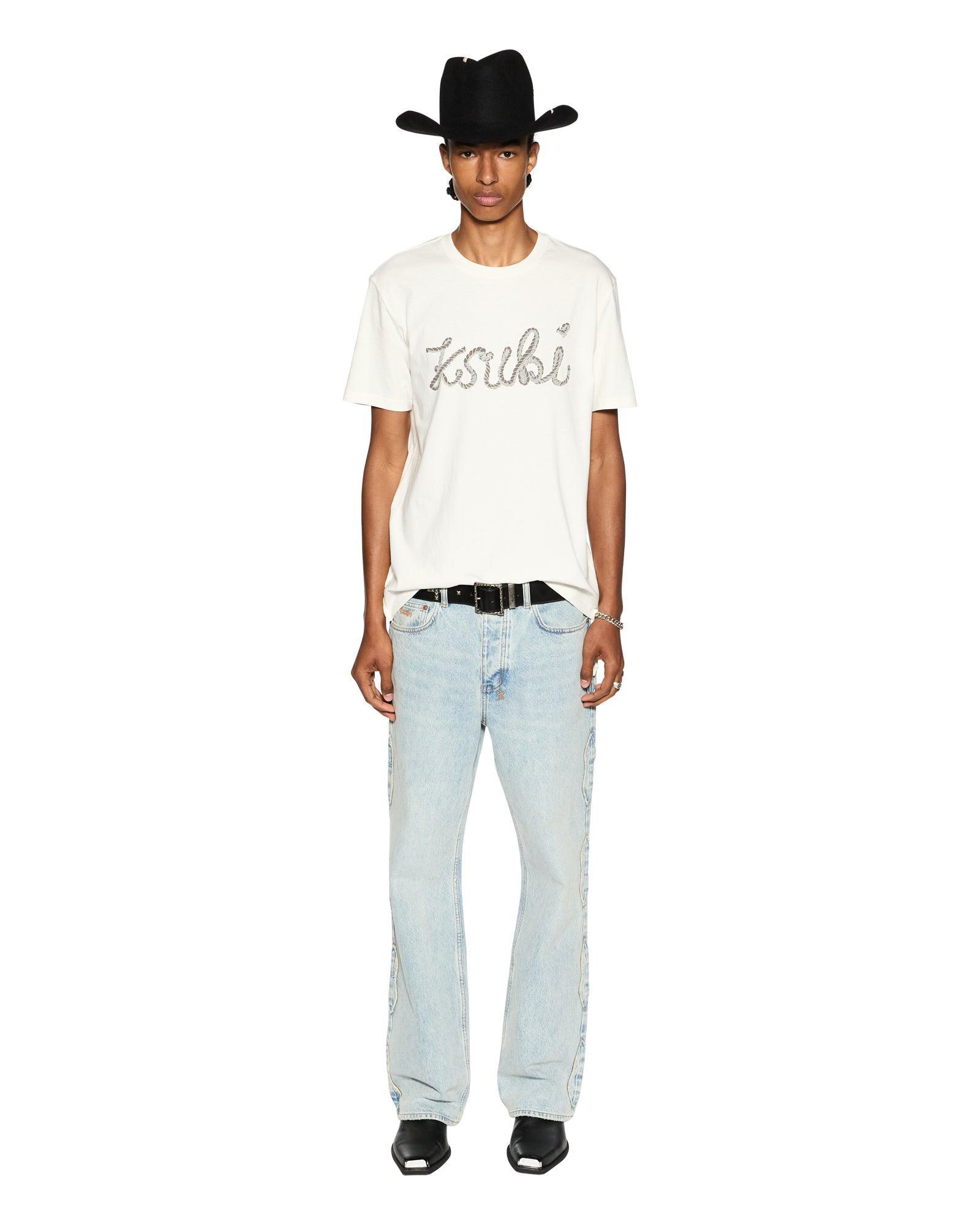 ROPED KASH SS TEE VINTAGE WHITE Male Product Image