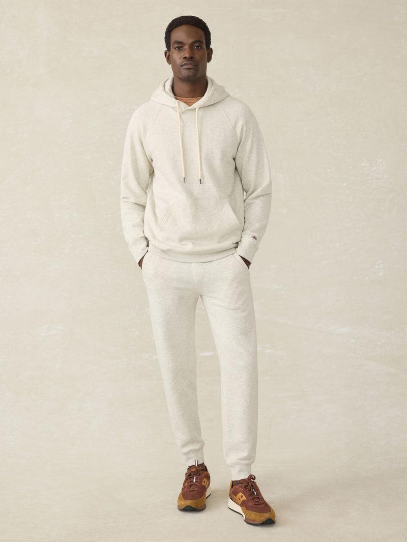High Standard Fleece Hoodie - Antique Ivory Heather Product Image