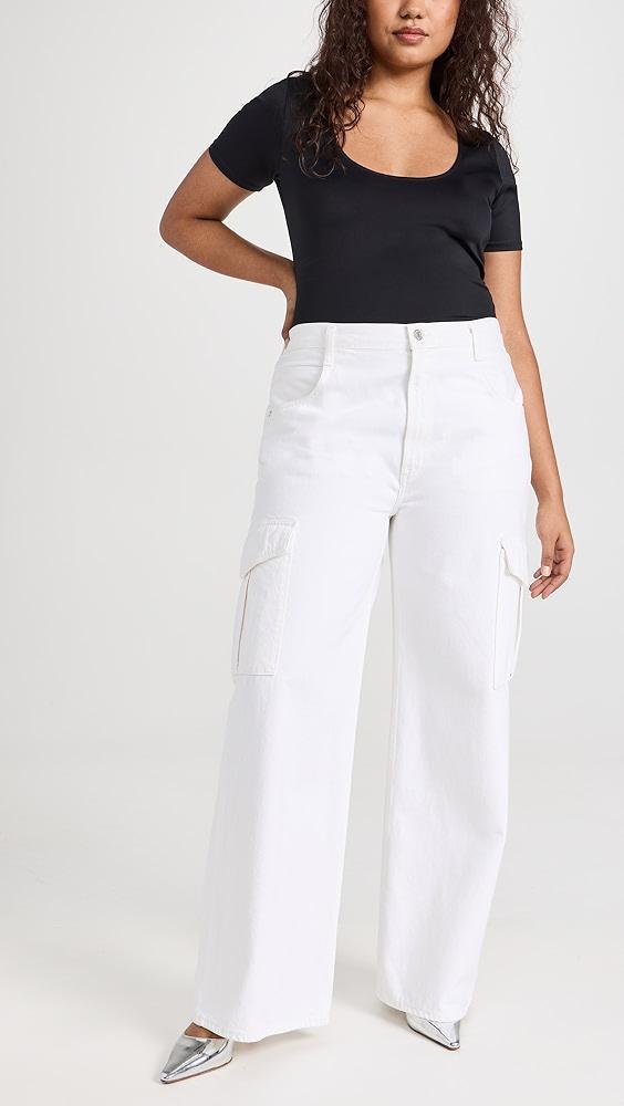 Good American Scuba Scoop Crop Tee | Shopbop Product Image
