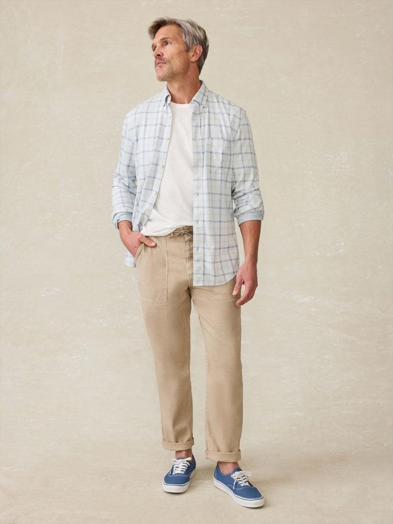 Coastline Knit Shirt - Hidden Lake Plaid Product Image