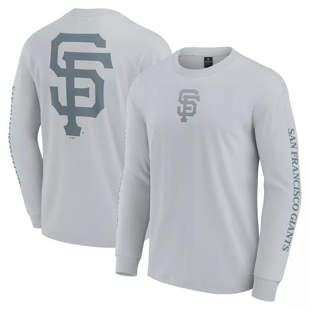 Men's Fanatics  Gray San Francisco Giants Elements Strive Long Sleeve T-Shirt, Size: Medium, Grey Product Image