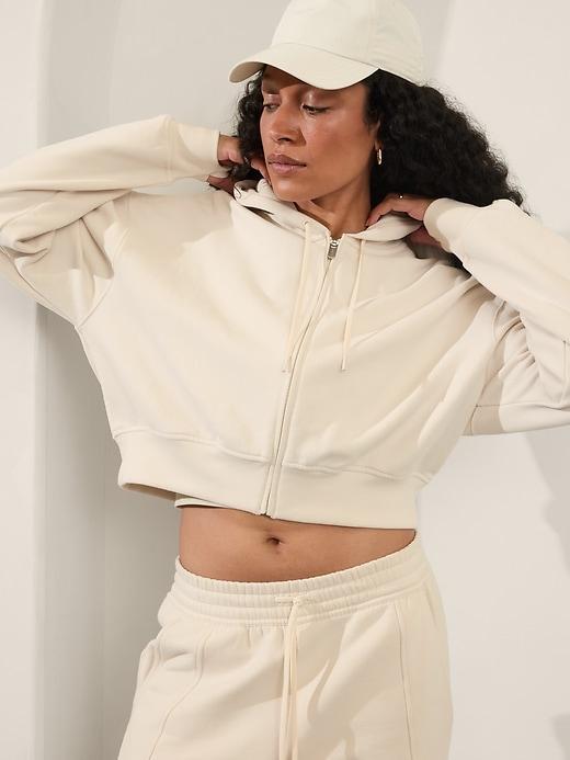 Forever Fleece Crop Full Zip Product Image