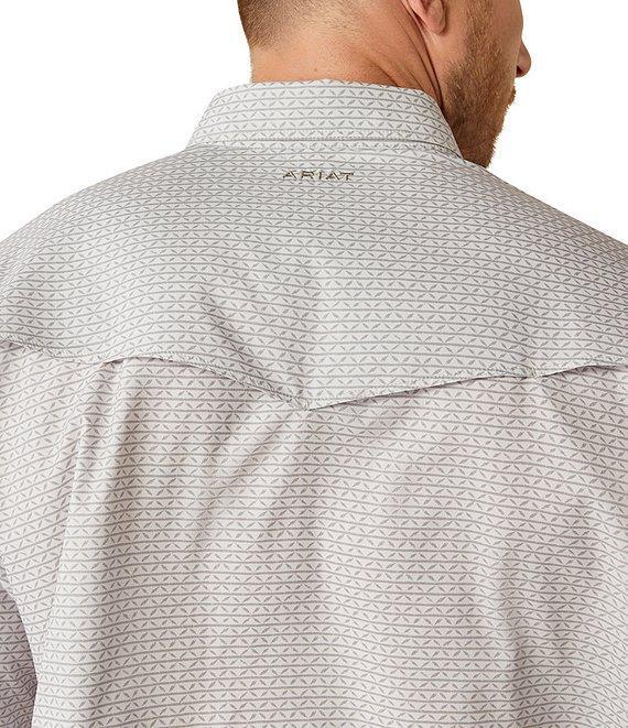 Ariat VentTEK Classic Fit Performance Short Sleeve Printed Woven Western Shirt Product Image