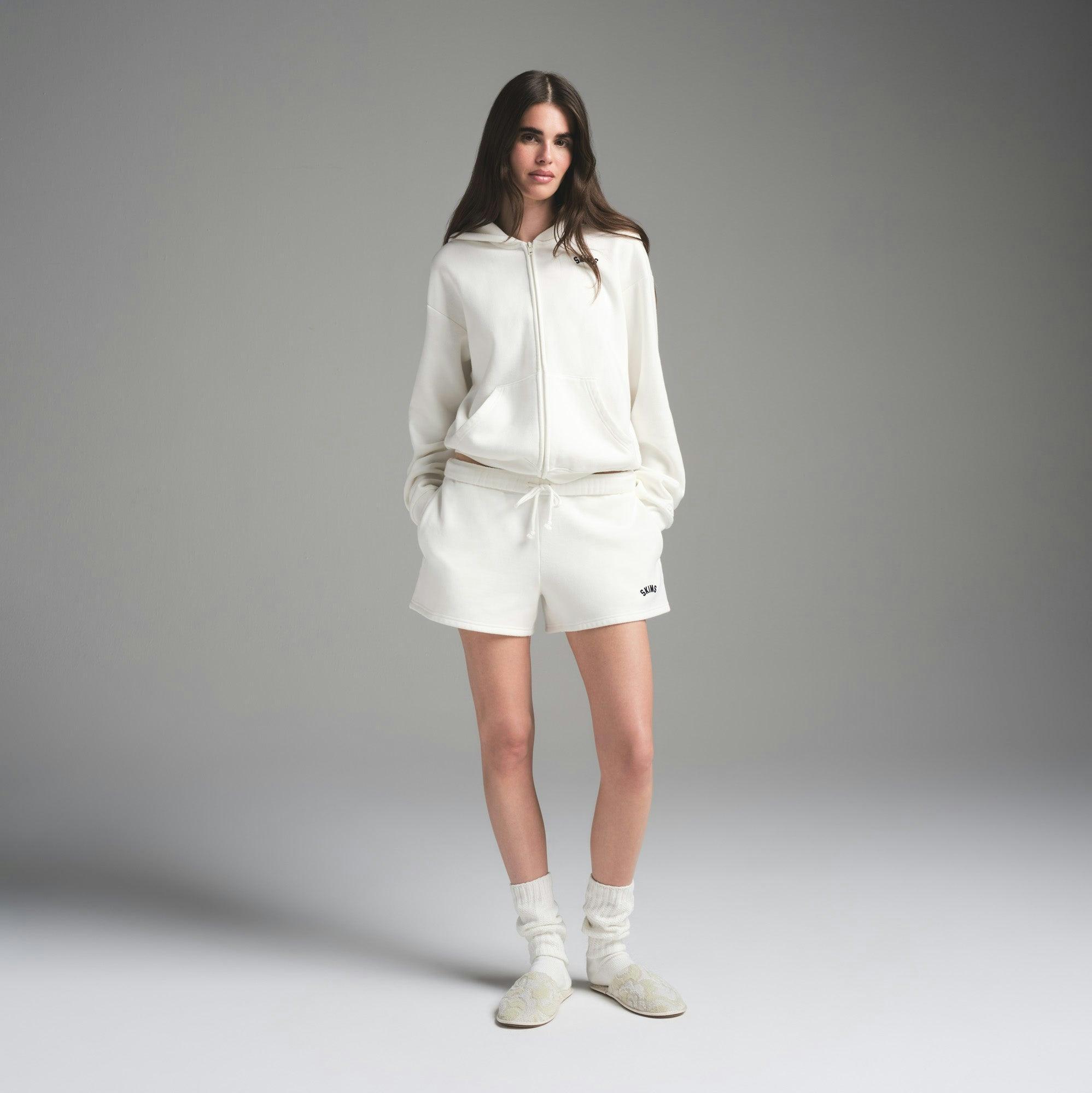 COTTON FLEECE CLASSIC ZIP UP HOODIE | MARBLE GRAPHIC Product Image