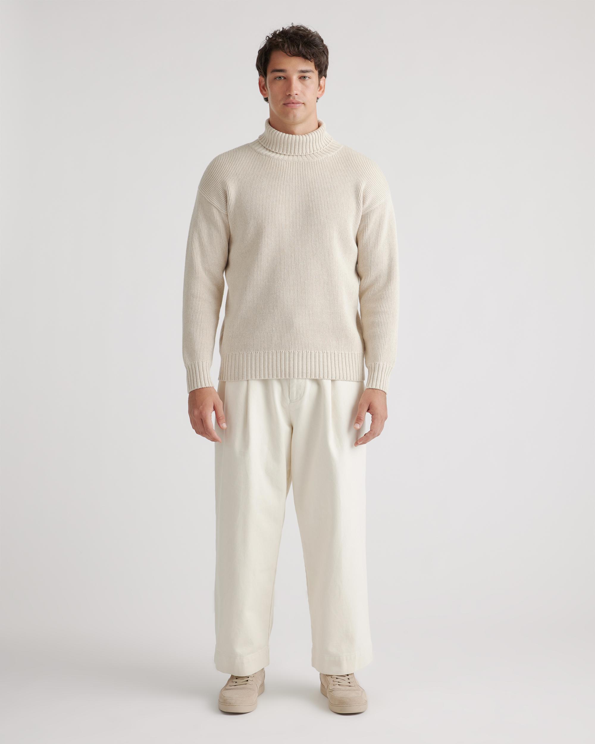 Quince | Men's Turtleneck Sweater Organic Cotton Product Image