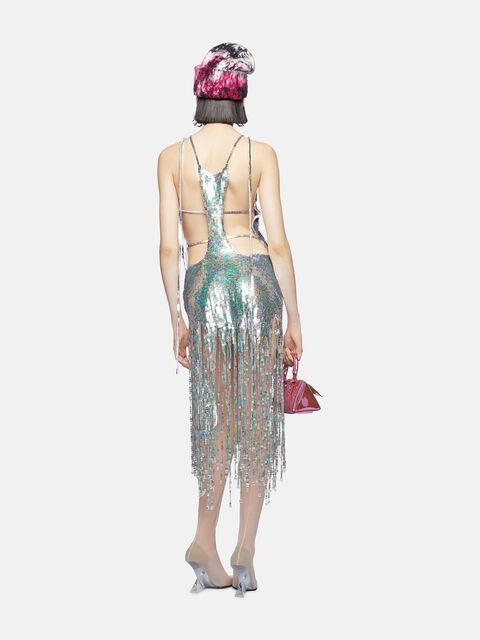 Silver mini dress Product Image