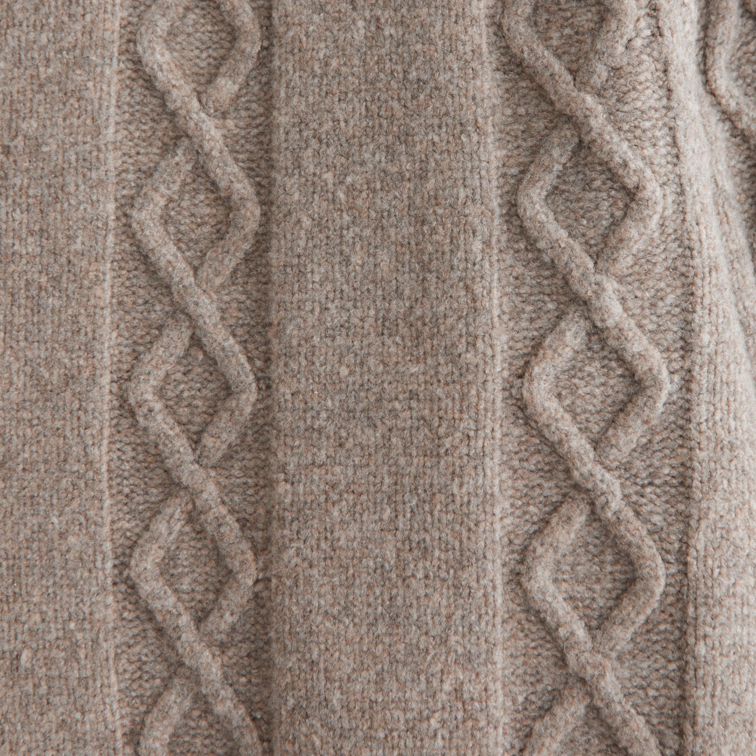 Cropped Cable Cardigan Product Image