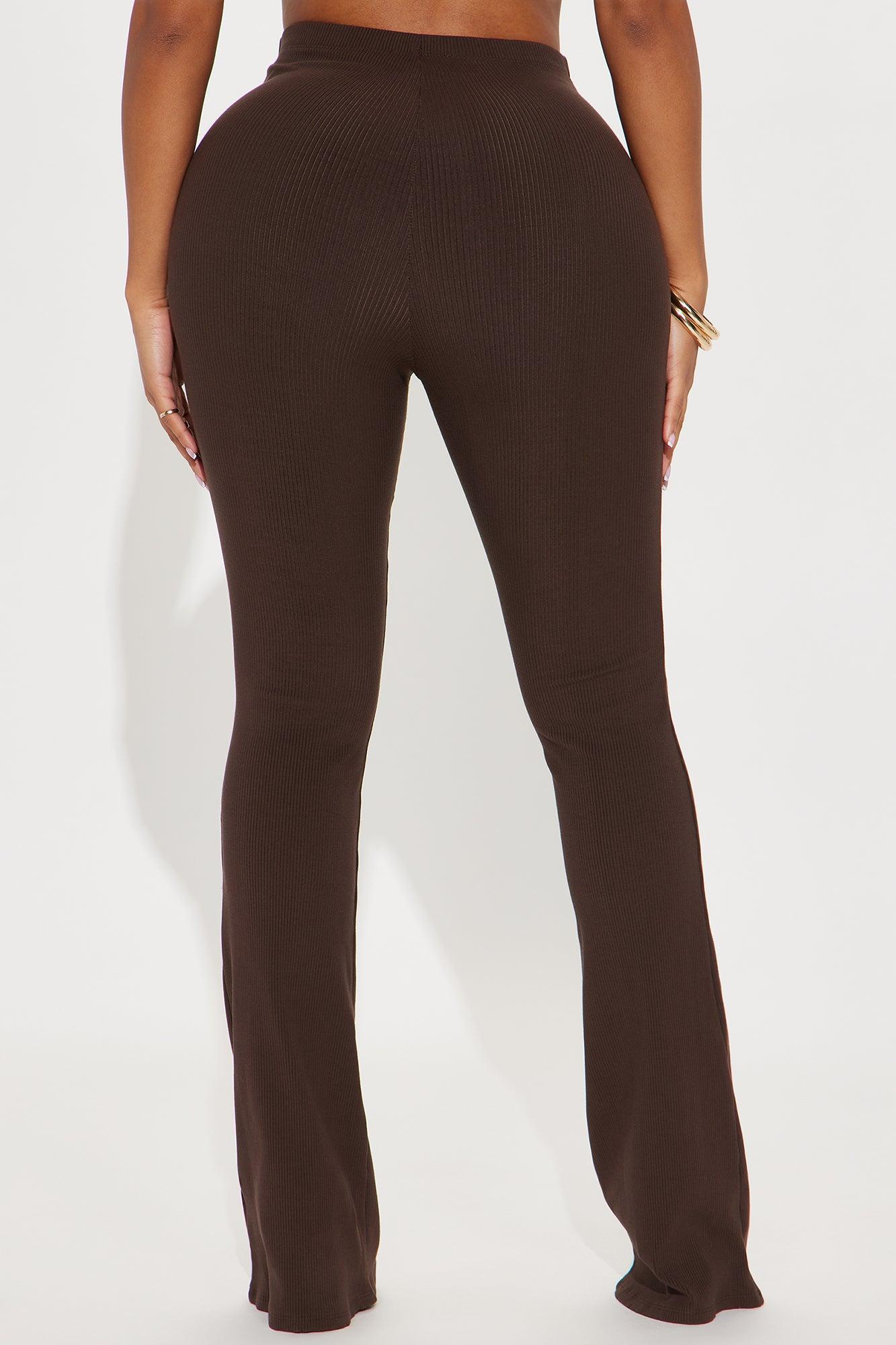 Kalani Snatched Flare Pant - Chocolate Product Image