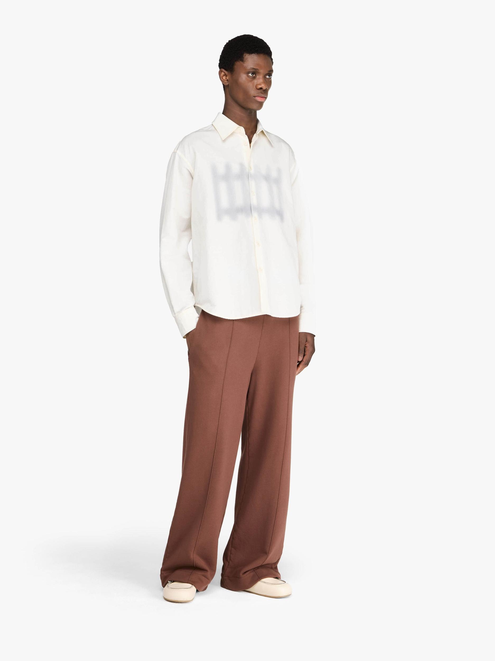 FENCE PRINTED BOXY SHIRT Product Image