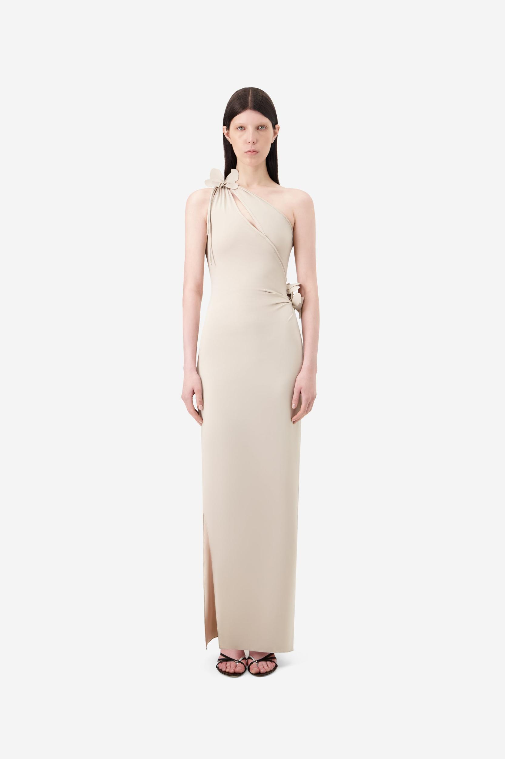 Asymmetric Flower Gown Product Image
