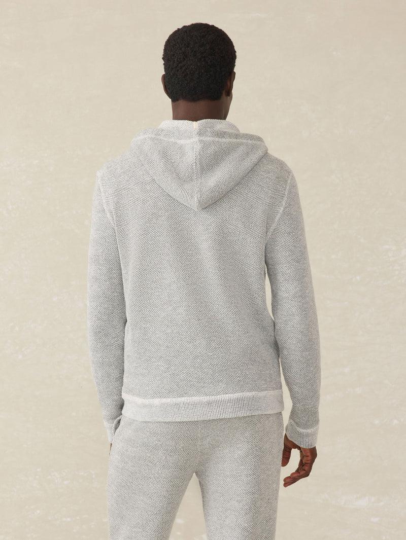 Whitewater Full Zip Hoodie - Grey Shell Loop Product Image