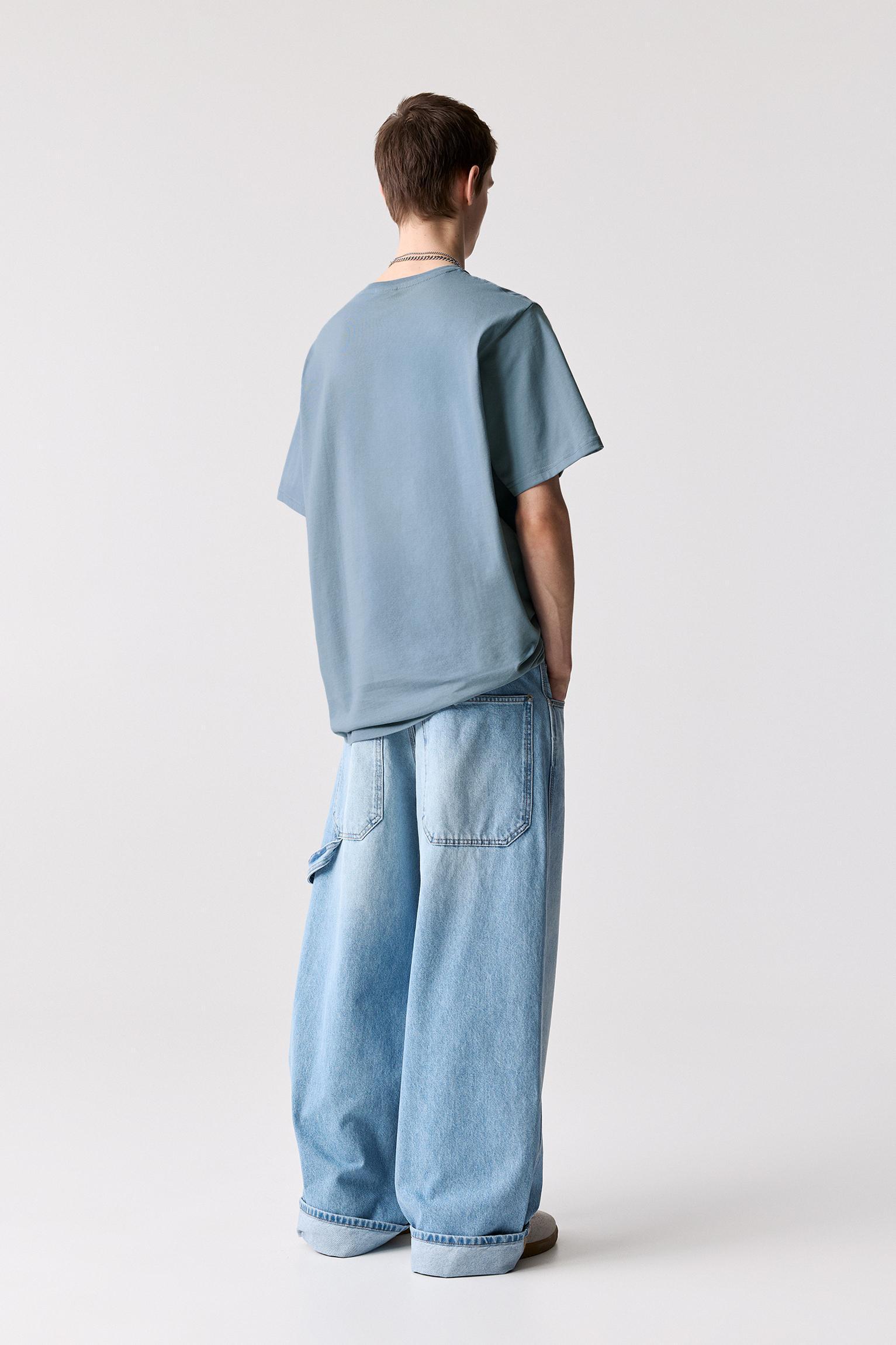 Basic short sleeve cotton T-shirt Product Image