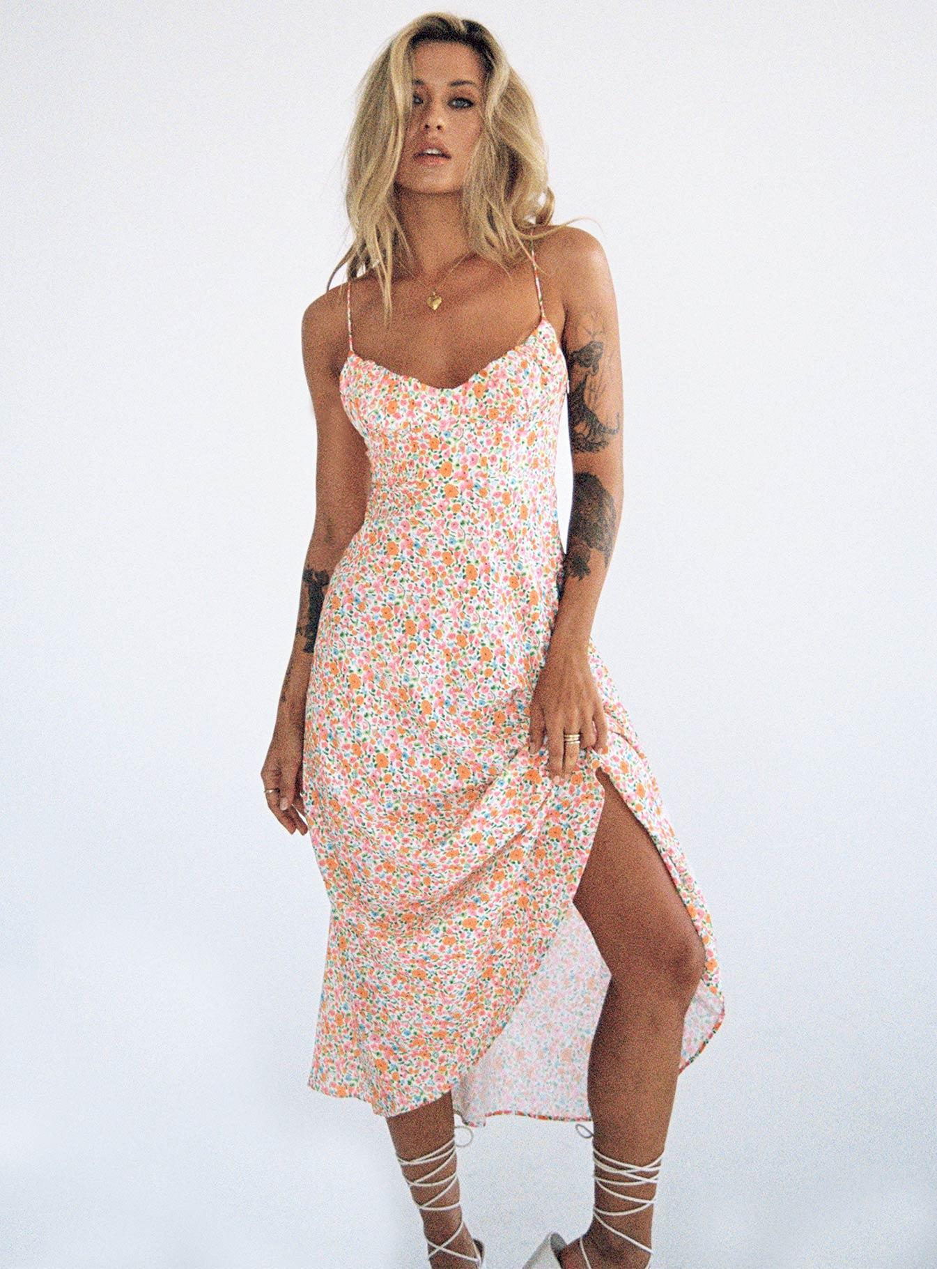 Amara Midi Dress Multi Product Image