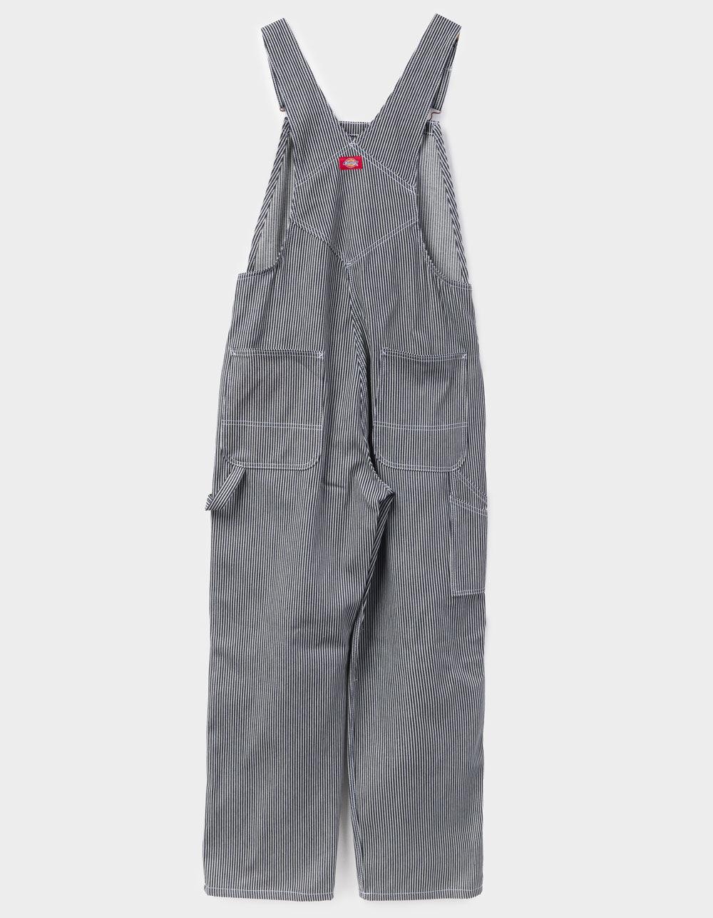 DICKIES Hickory Stripe Mens Overalls - BLUE COMBO Product Image