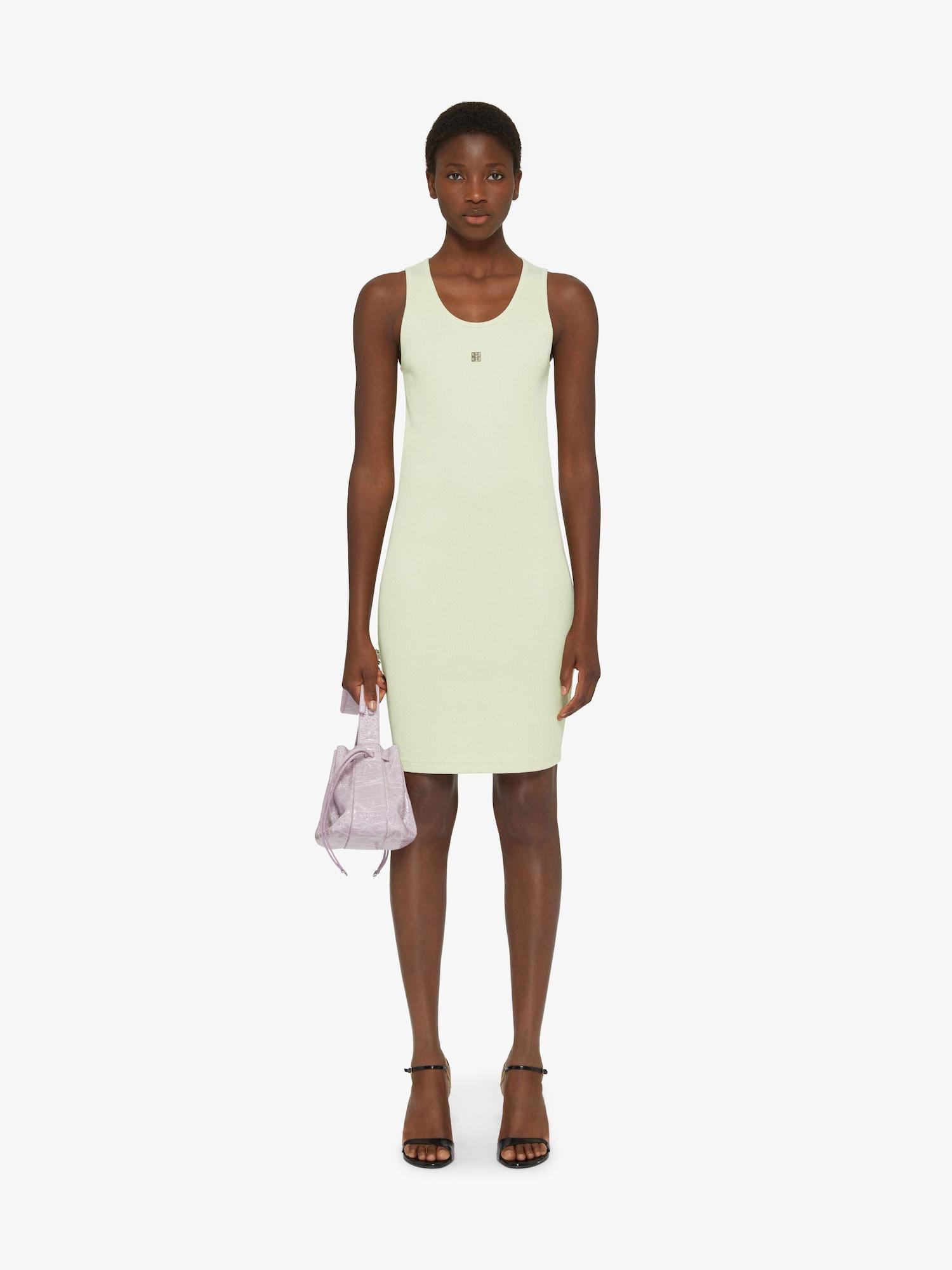 Tank dress in cotton with 4G detail Product Image