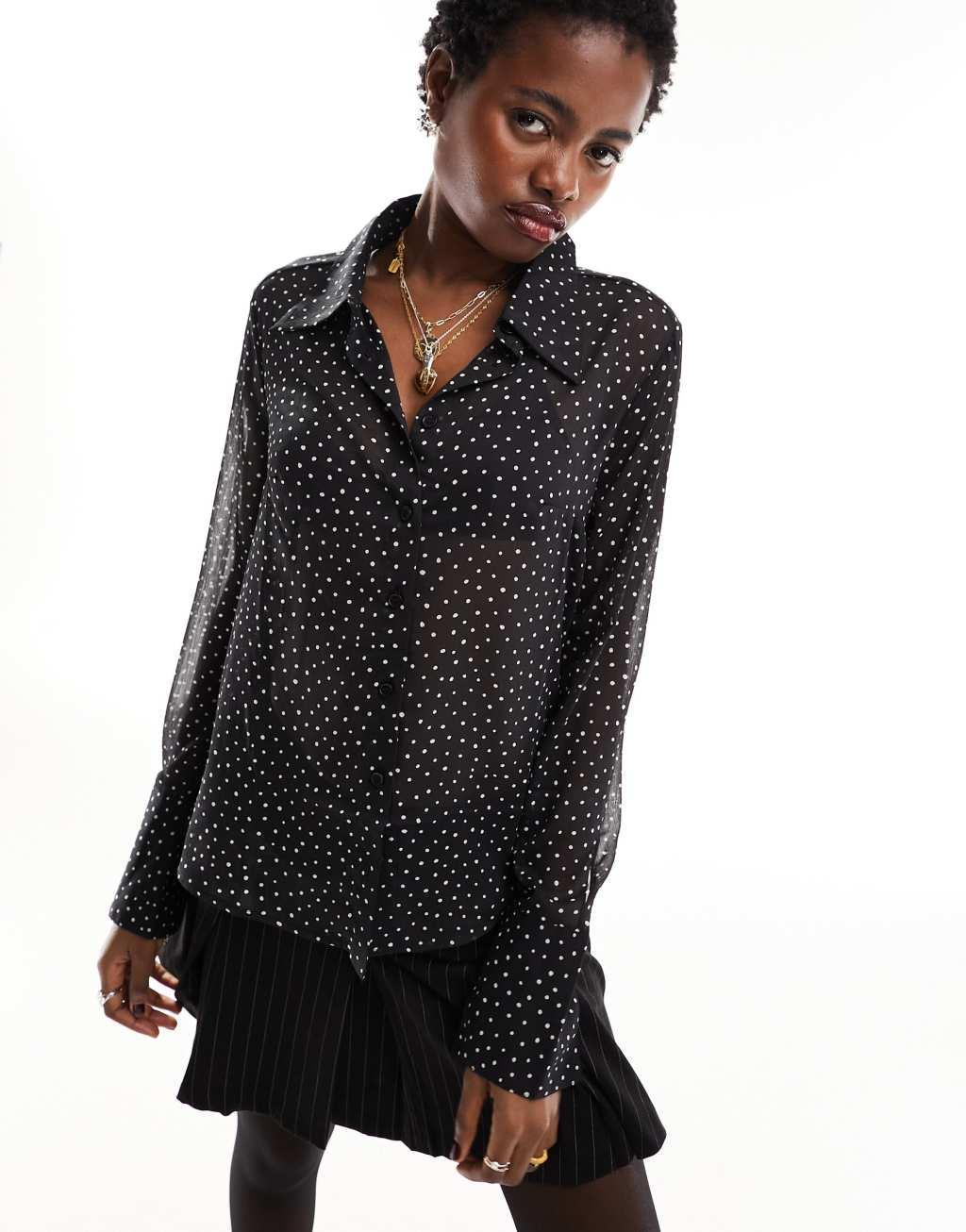 Monki long sleeve shirt Product Image