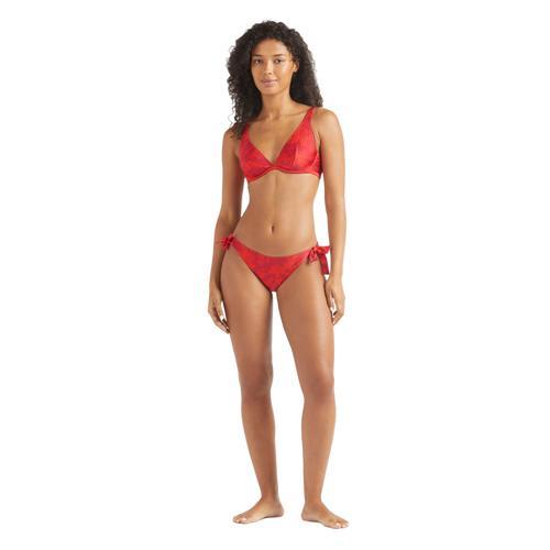 Womens Flower Power Stretch-Jersey Bikini Top Product Image