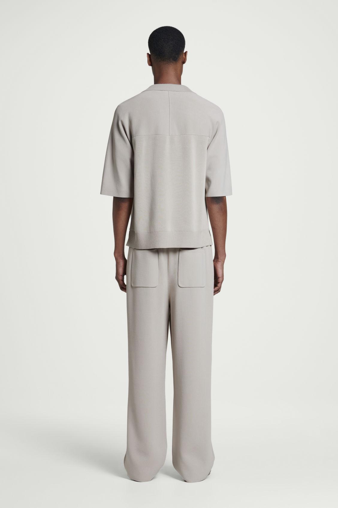 DOUBLE-FACED TRACK PANTS Product Image
