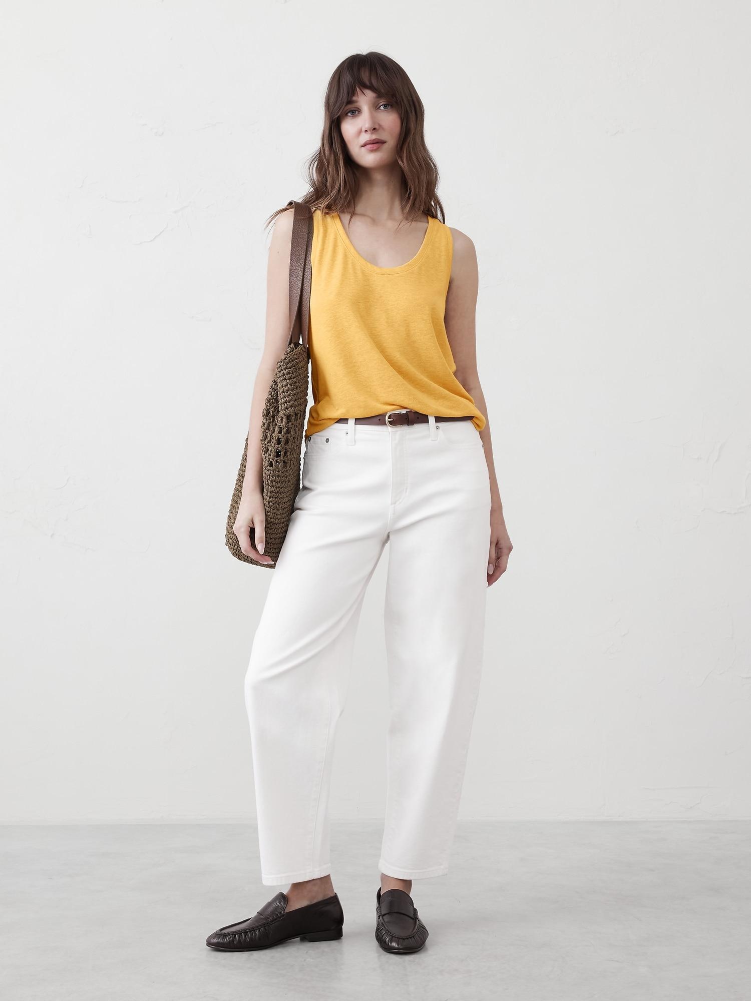 Linen-Blend Tank Product Image