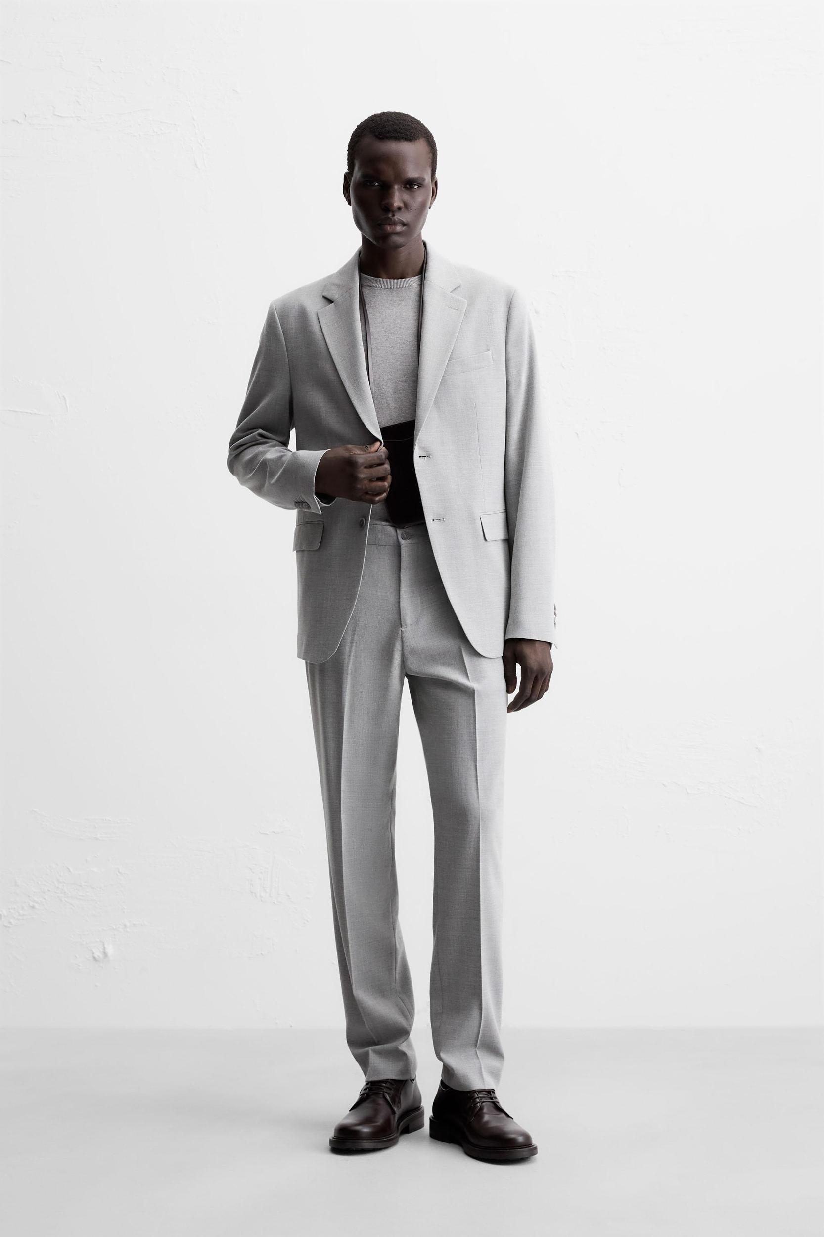 TEXTURED SUIT BLAZER Product Image
