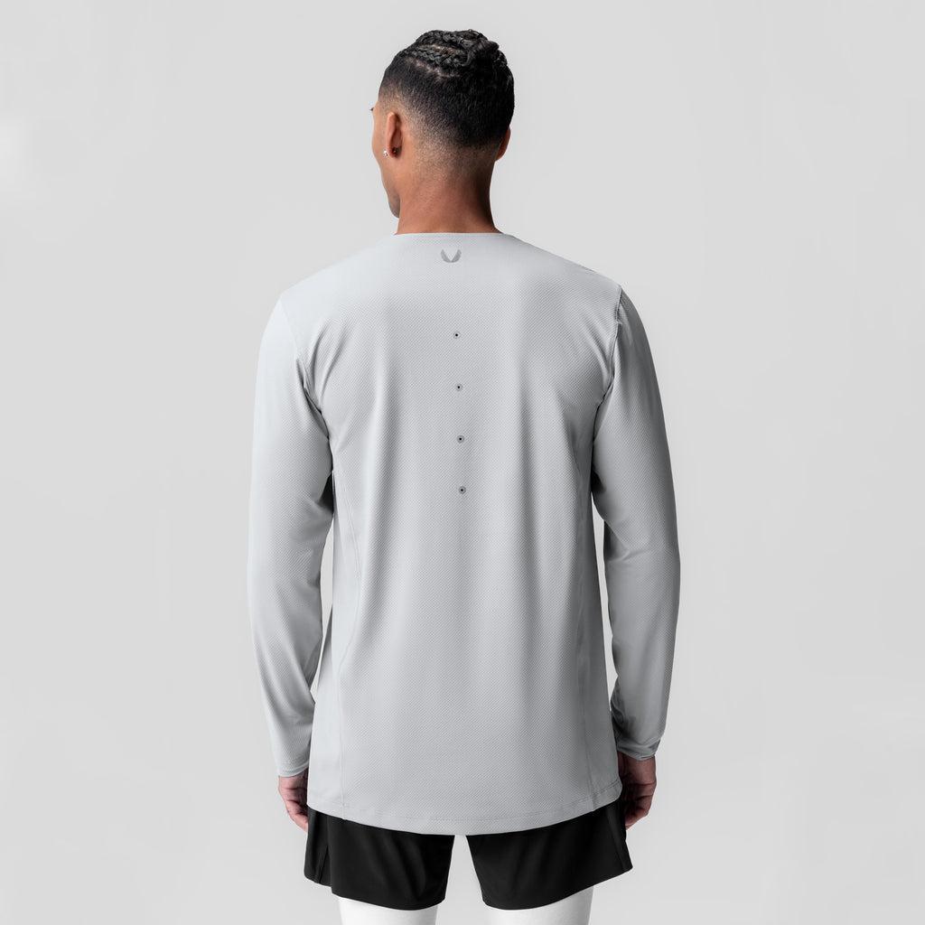 0907. AeroSilver® Training Long Sleeve - Light Sky "Space Bracket" Product Image
