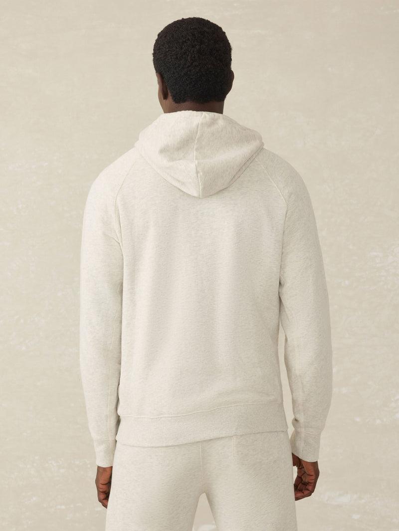 High Standard Fleece Hoodie - Antique Ivory Heather Product Image